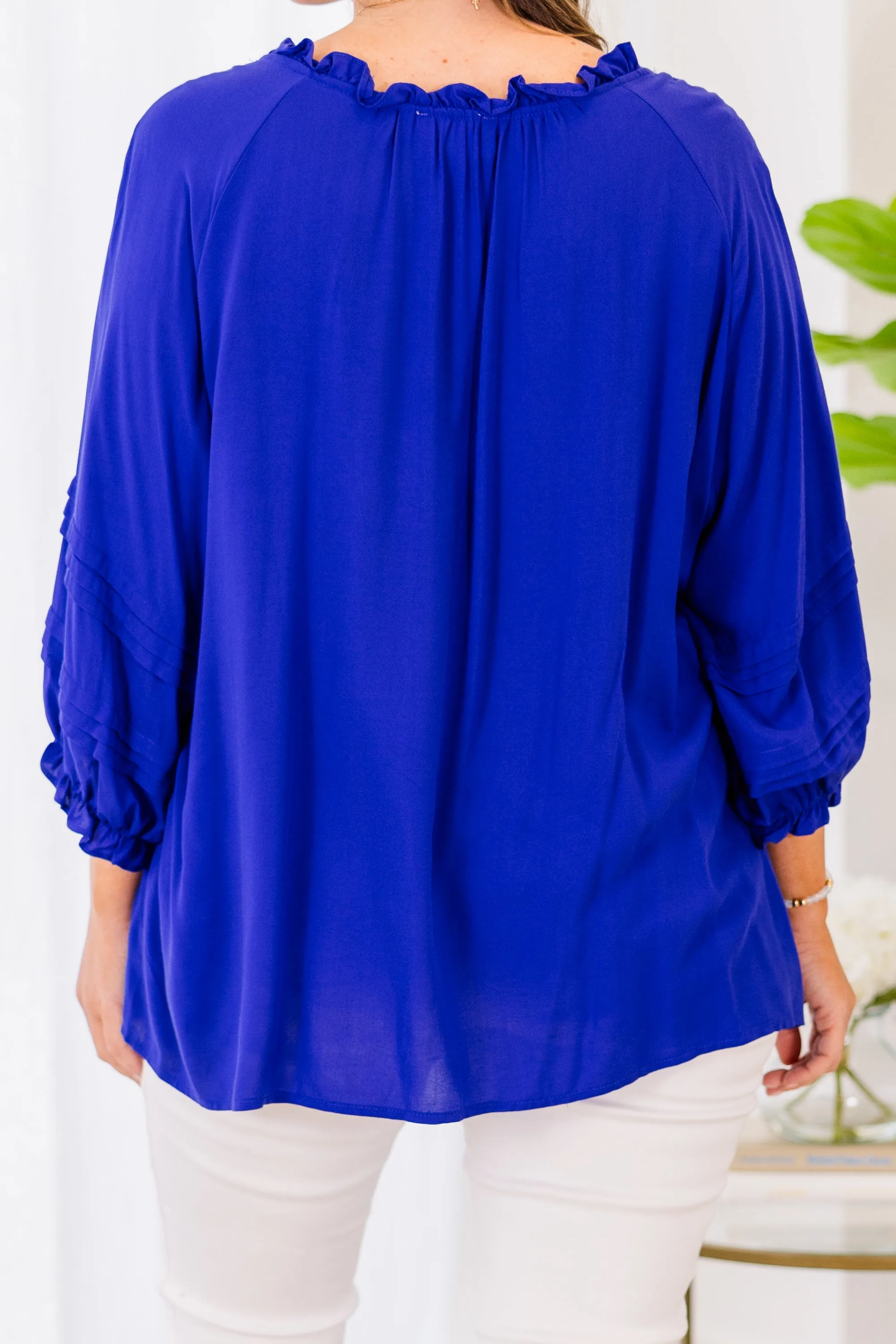 Almost Ready Top, Royal Blue