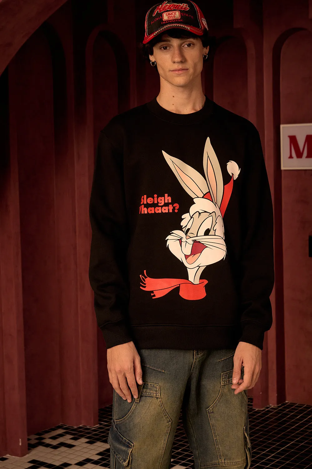 Black Bugs Bunny Sweatshirt