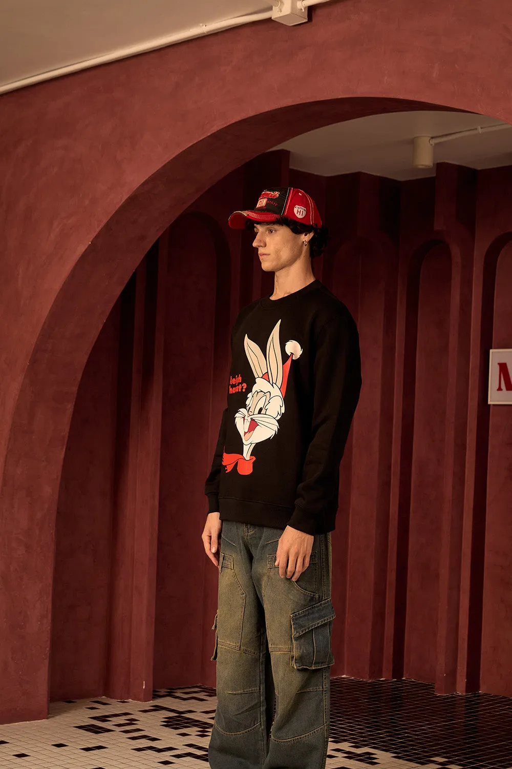 Black Bugs Bunny Sweatshirt