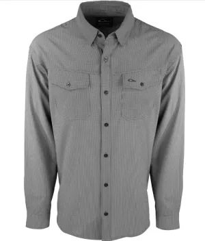 BLACK/WHITE TRAVELERS CHECKERED SHIRT