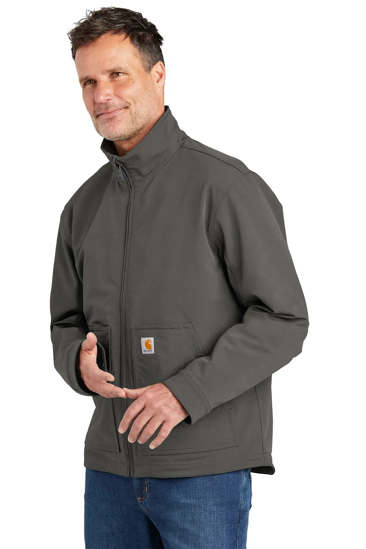 Carhartt Super Dux Branded Soft Shell Jackets, Gravel