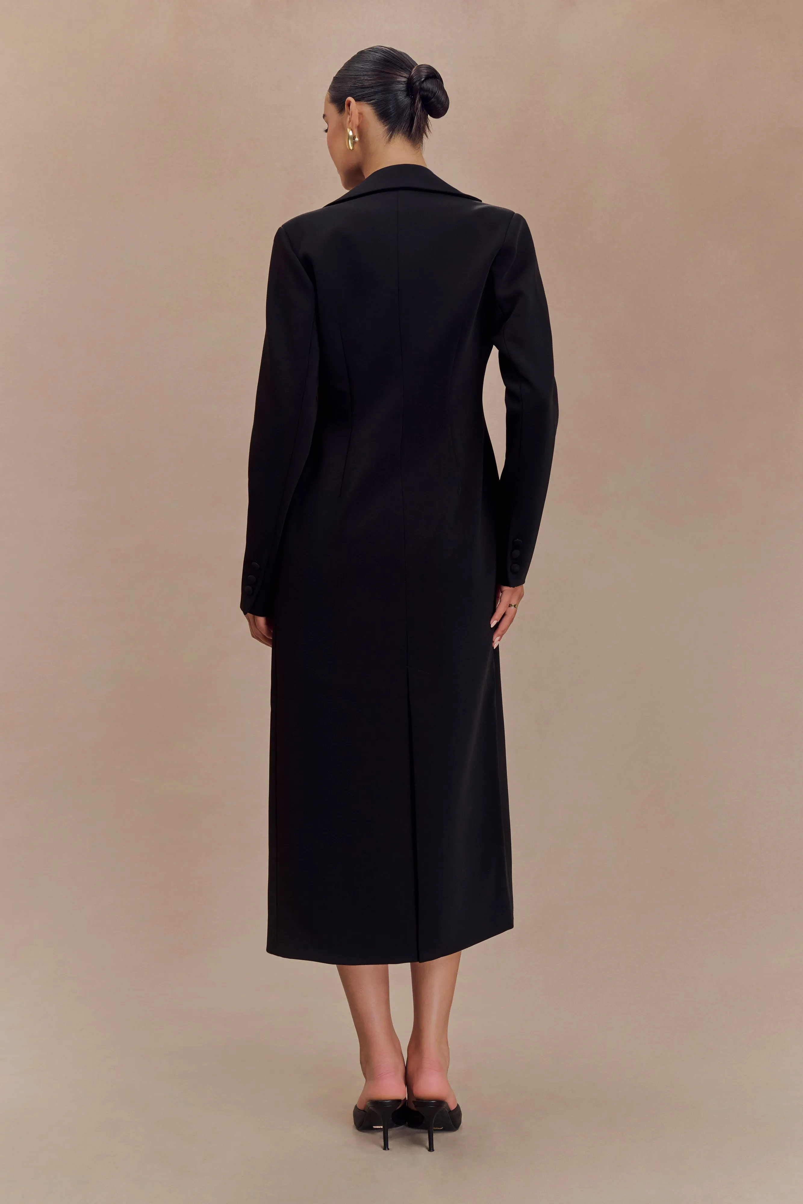 Caviar Suiting Coat - Black