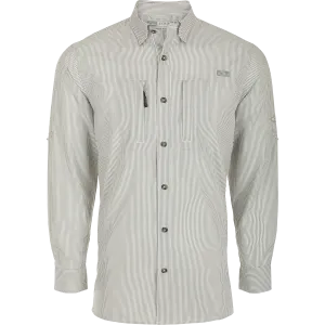 Classic Seersucker Stripe Long Sleeve Shirt