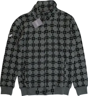 Diamond-Eye Geometric Jackets - Grey/Black