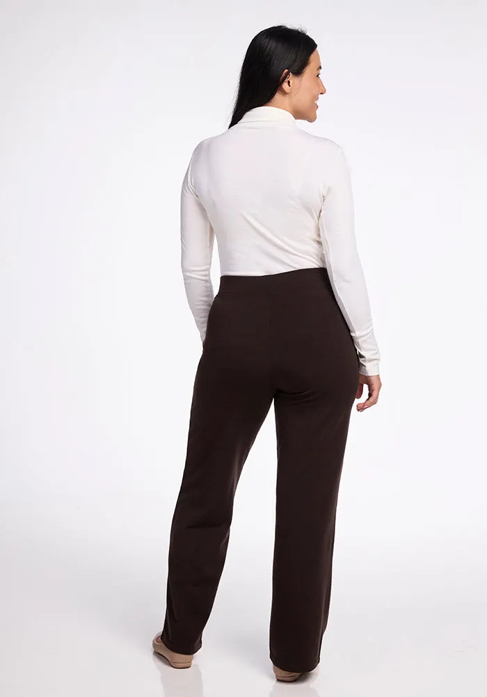 Ellie Wide Leg Pants • Final Sale Deals! - French Roast