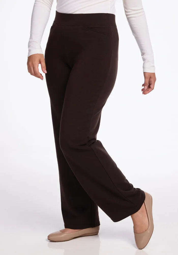 Ellie Wide Leg Pants • Final Sale Deals! - French Roast