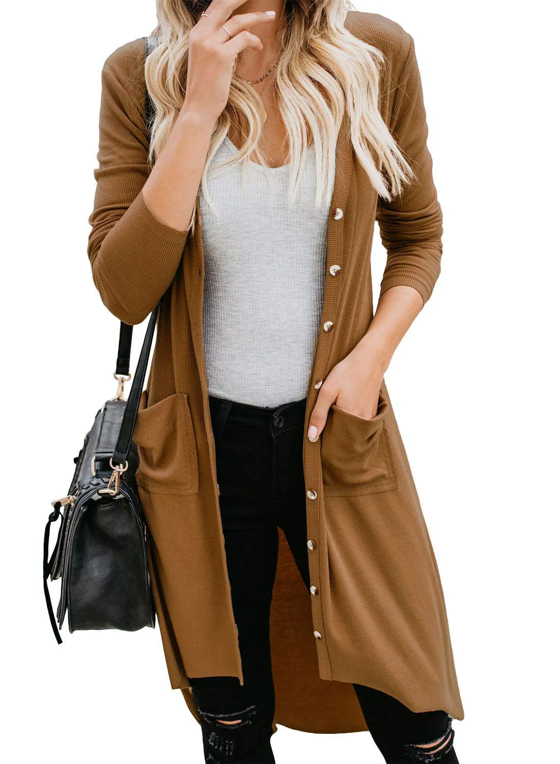 Fashion Casual Style Women's Wholesale Sweaters and Cardigans