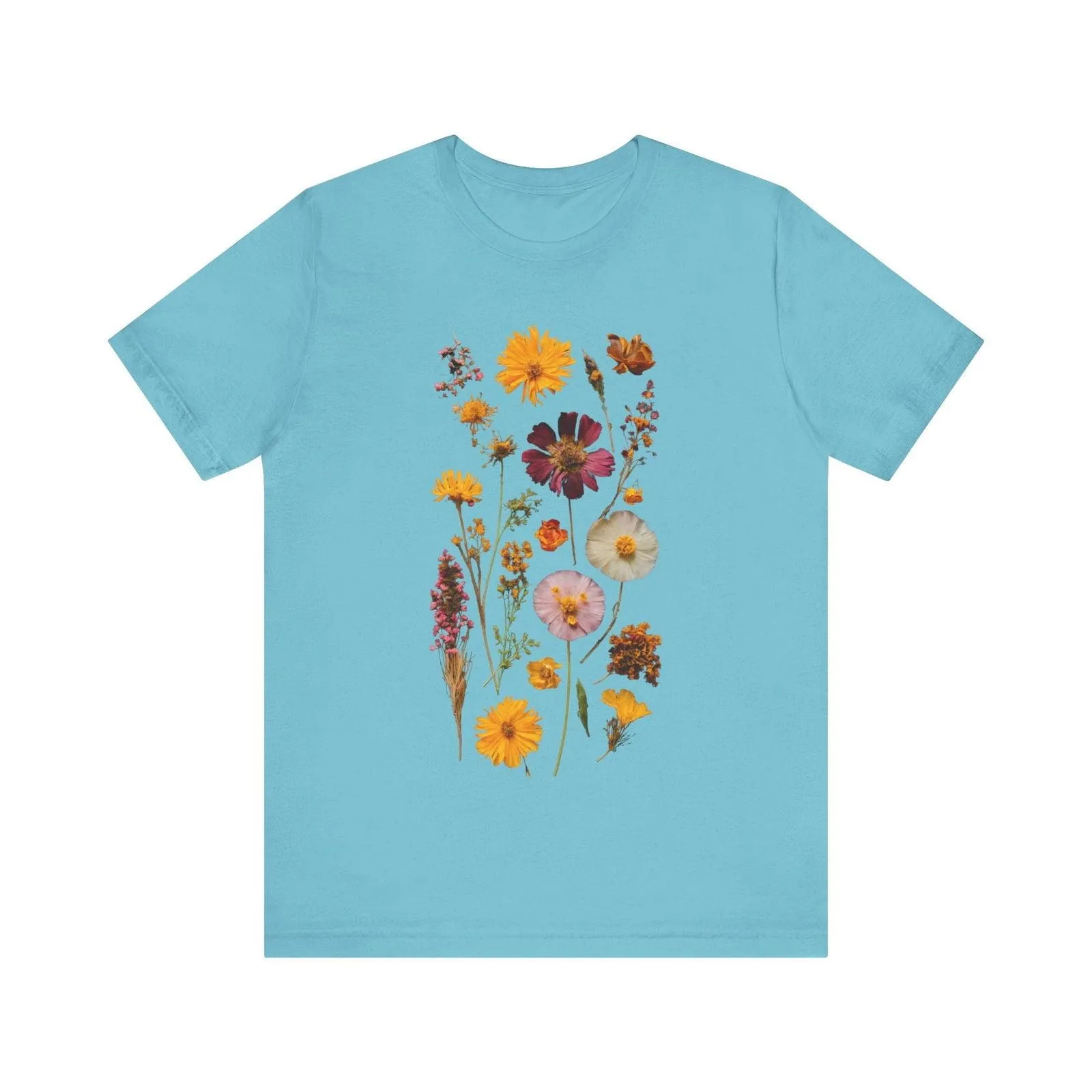 Flower Wildflower Collage T Shirt