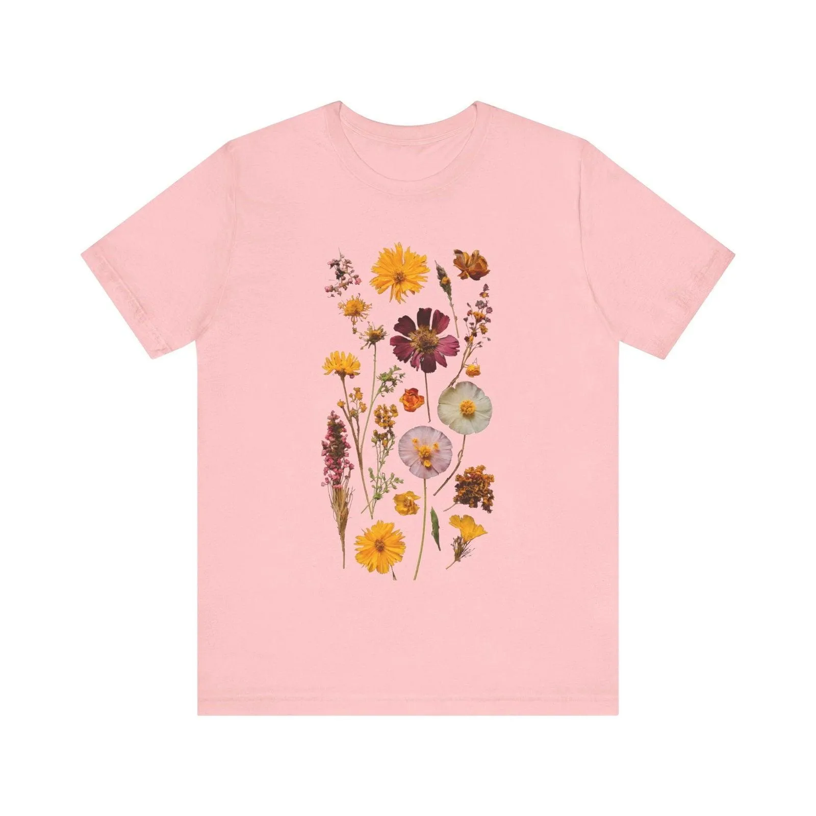 Flower Wildflower Collage T Shirt