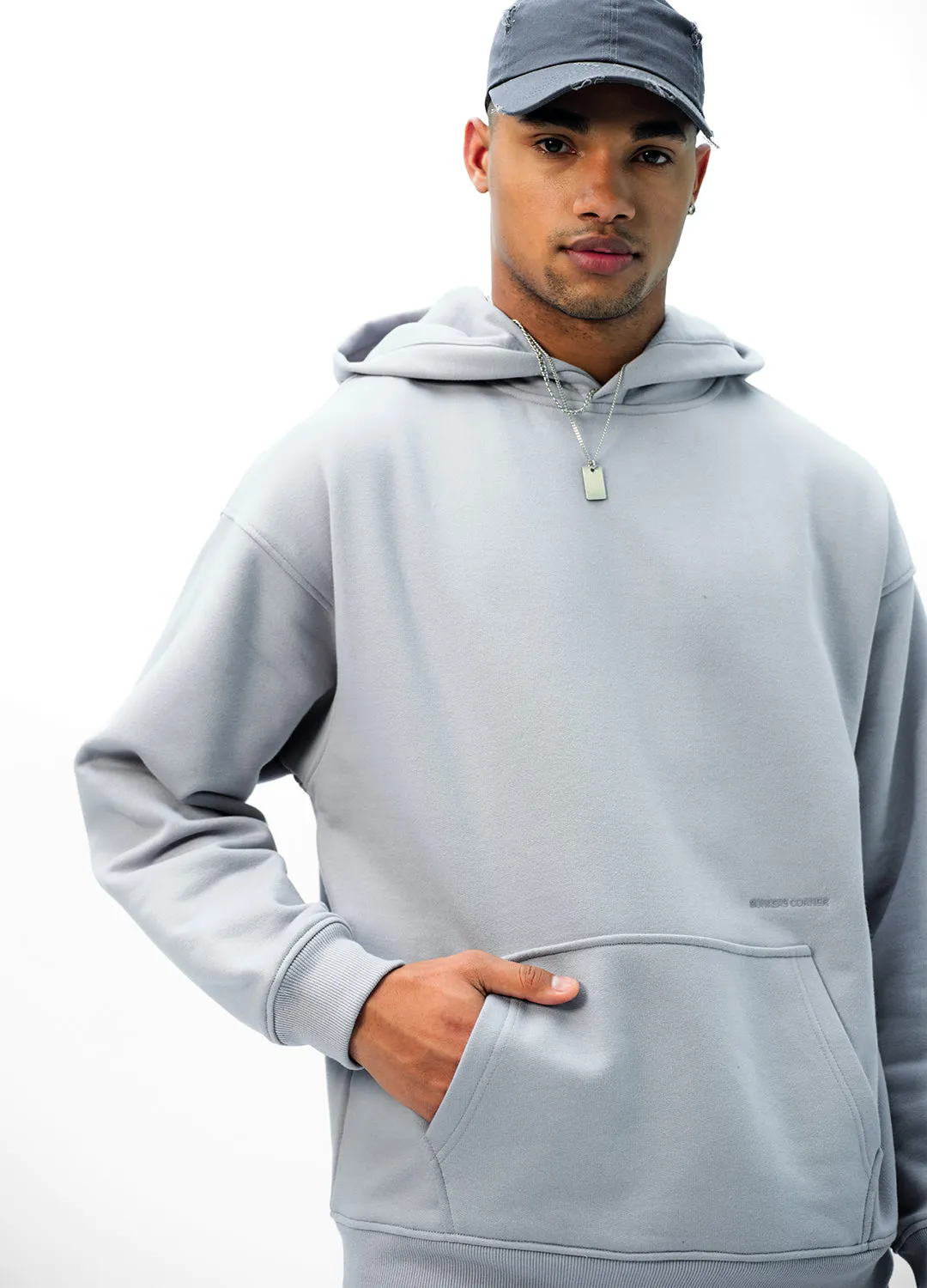 Grey Wear A Hug Oversized Hoodie