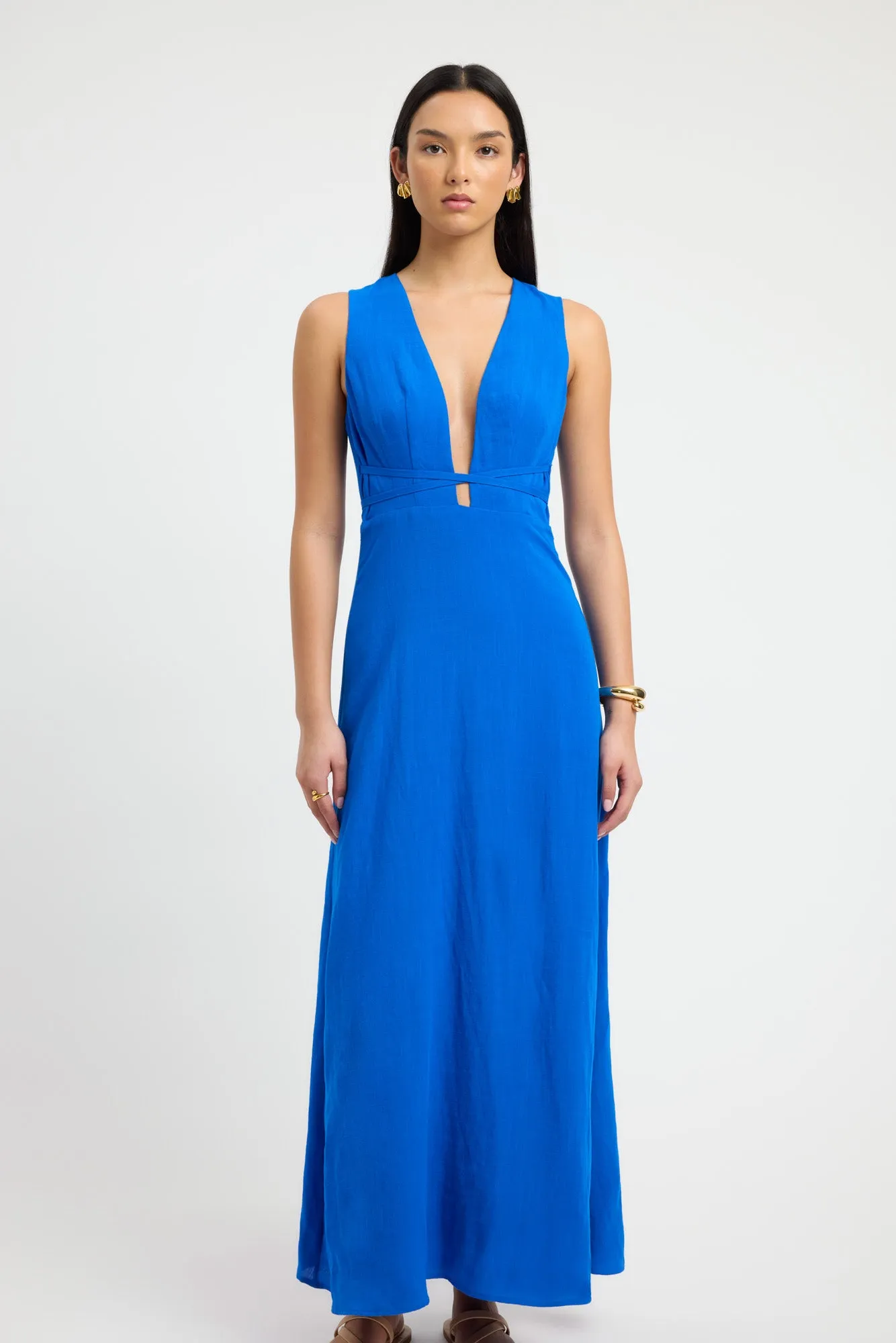 Hayman Deep Vee Dress