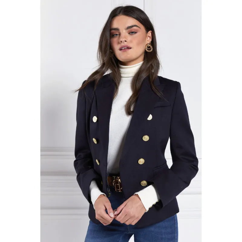 Holland Cooper Knightsbridge Ladies Blazer - Navy Barathea