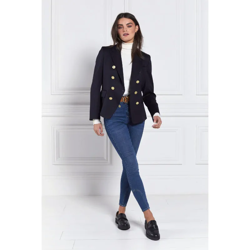 Holland Cooper Knightsbridge Ladies Blazer - Navy Barathea