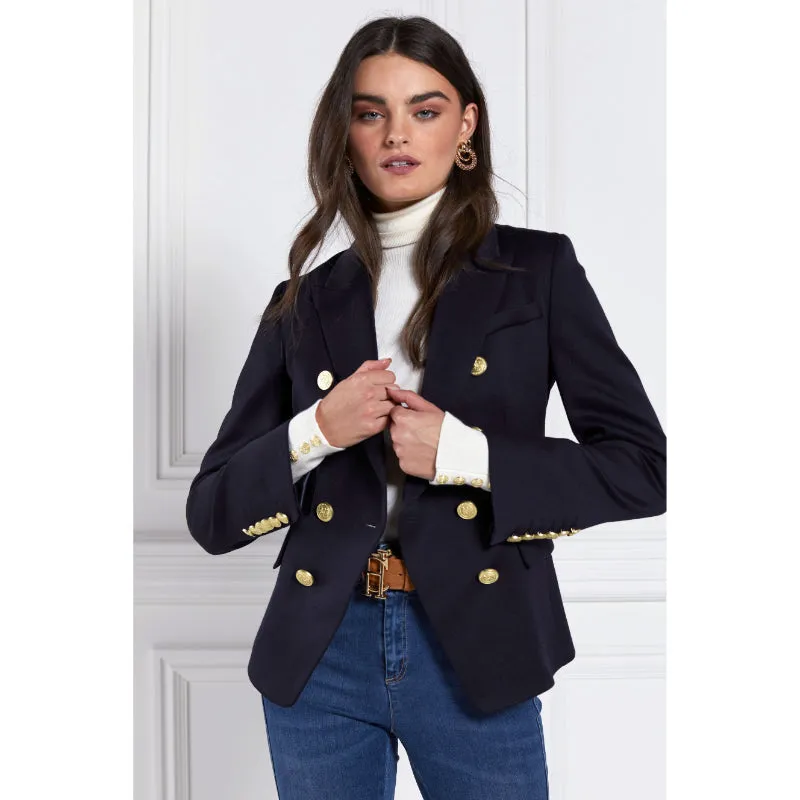 Holland Cooper Knightsbridge Ladies Blazer - Navy Barathea