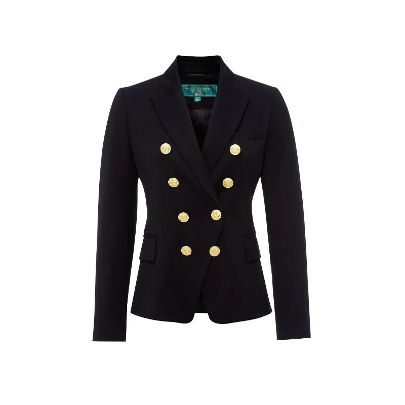 Holland Cooper Knightsbridge Ladies Blazer - Navy Barathea