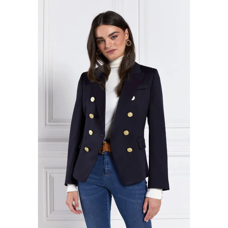 Holland Cooper Knightsbridge Ladies Blazer - Navy Barathea