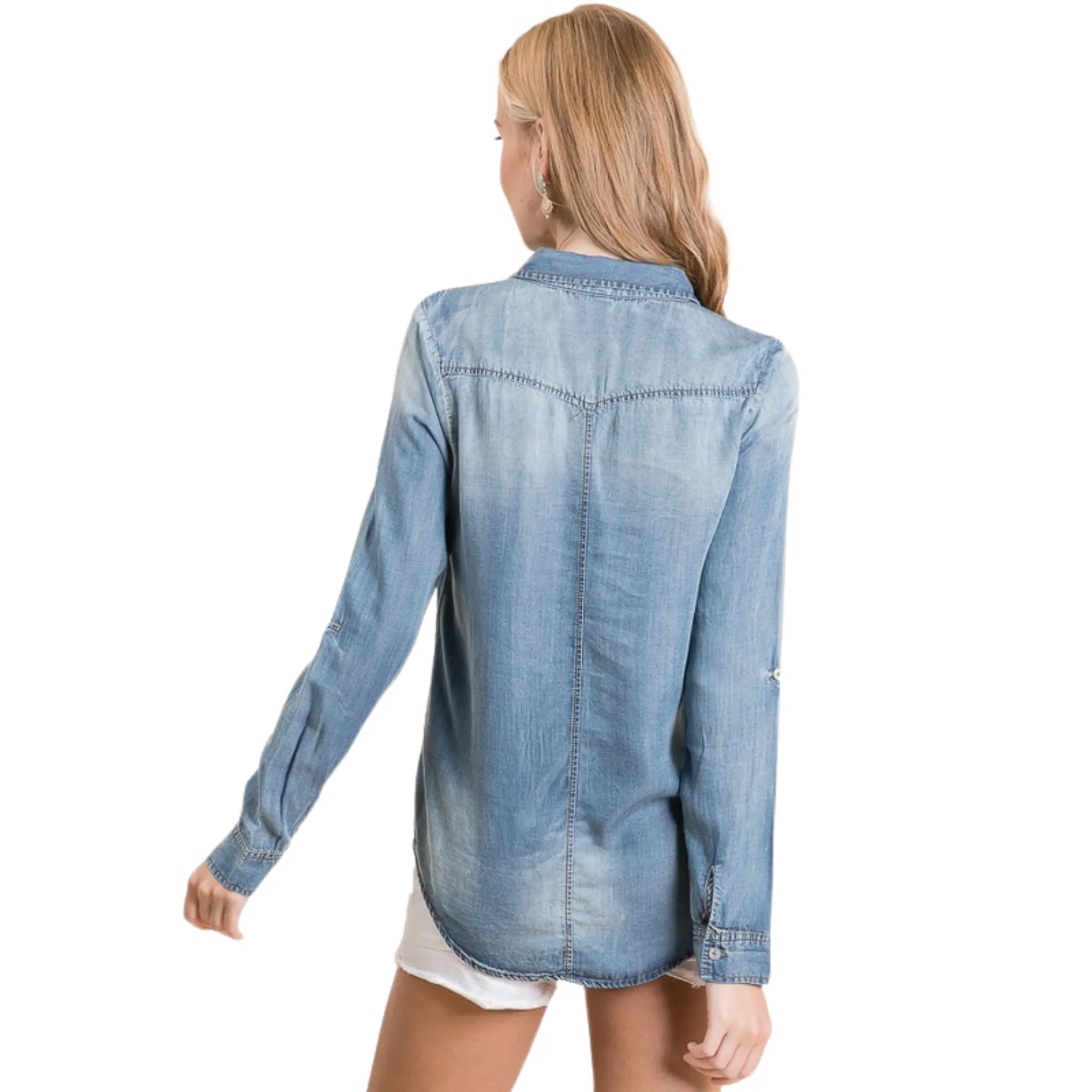 Light Washed Denim Jacket