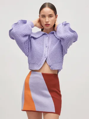 MARIANNE knit mini skirt