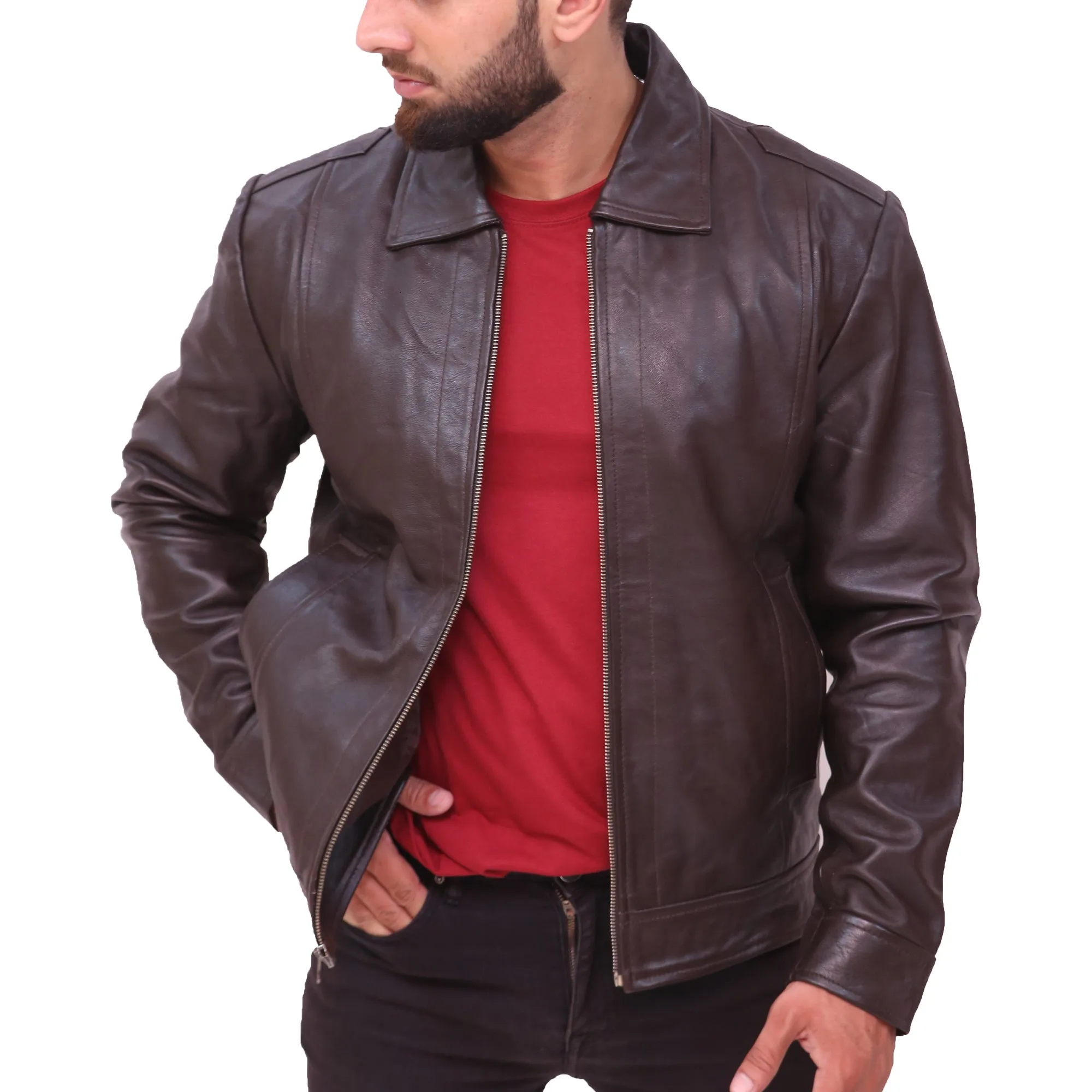 Men's Genuine Sheepskin Leather jacket