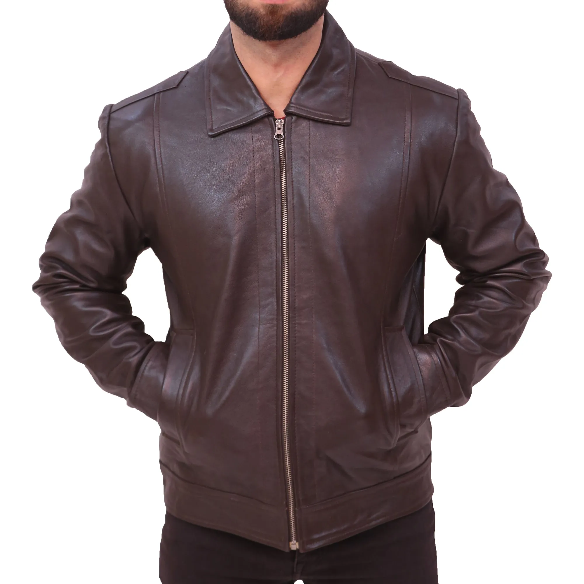 Men's Genuine Sheepskin Leather jacket