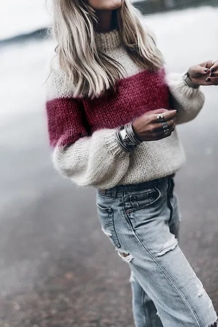 Mohair Knitted Sweter