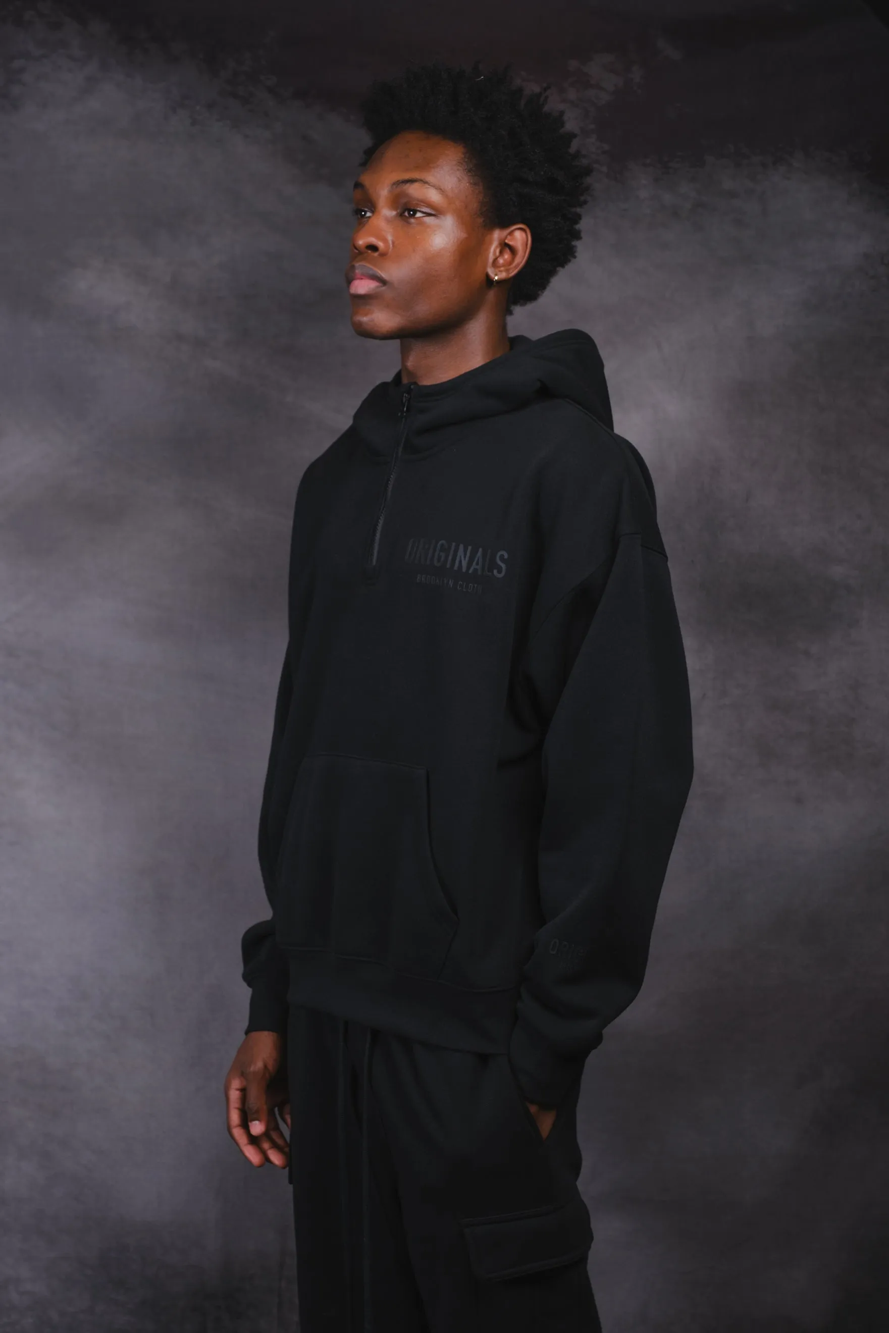 Originals Quarter Zip Pull Over Hoodie