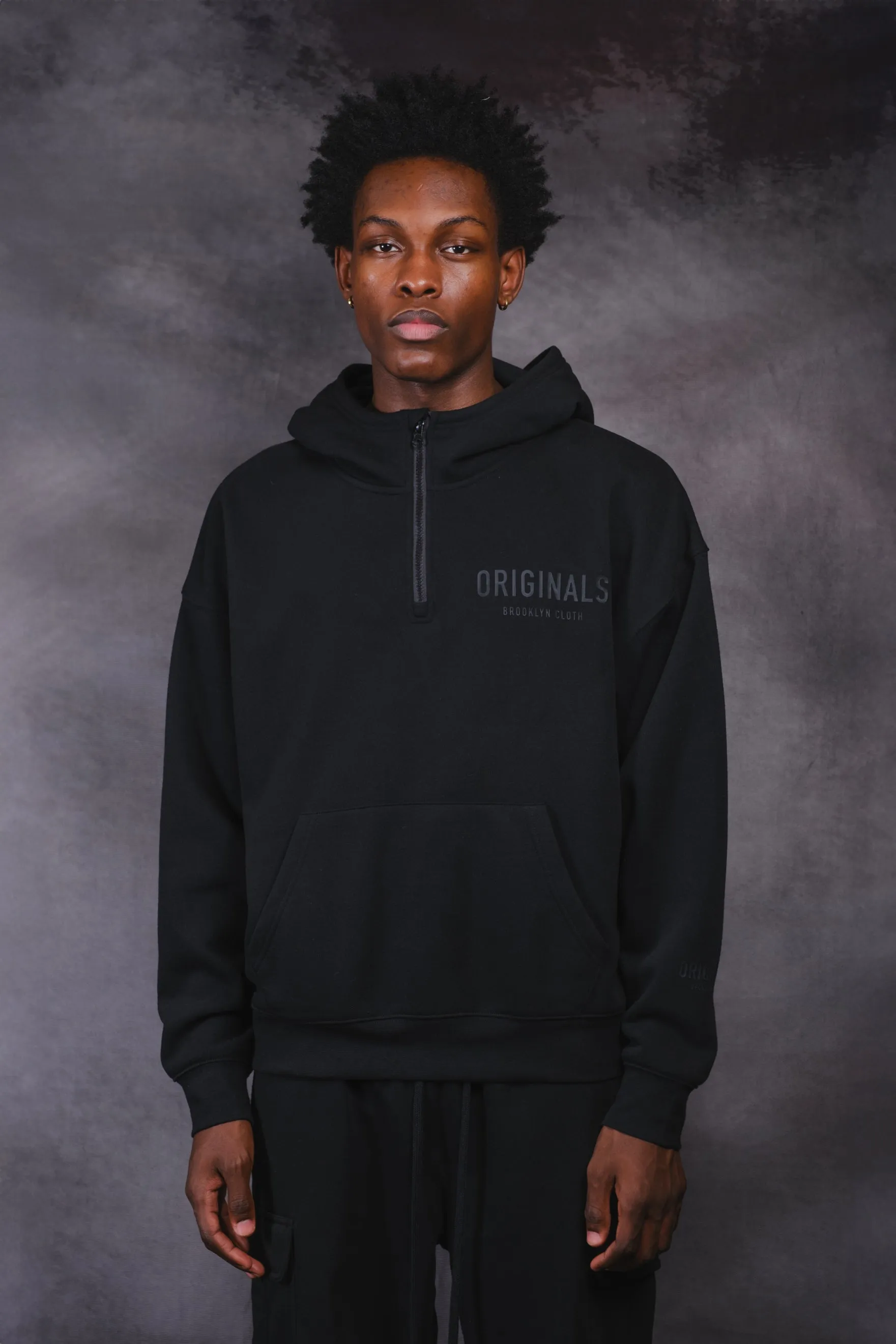 Originals Quarter Zip Pull Over Hoodie