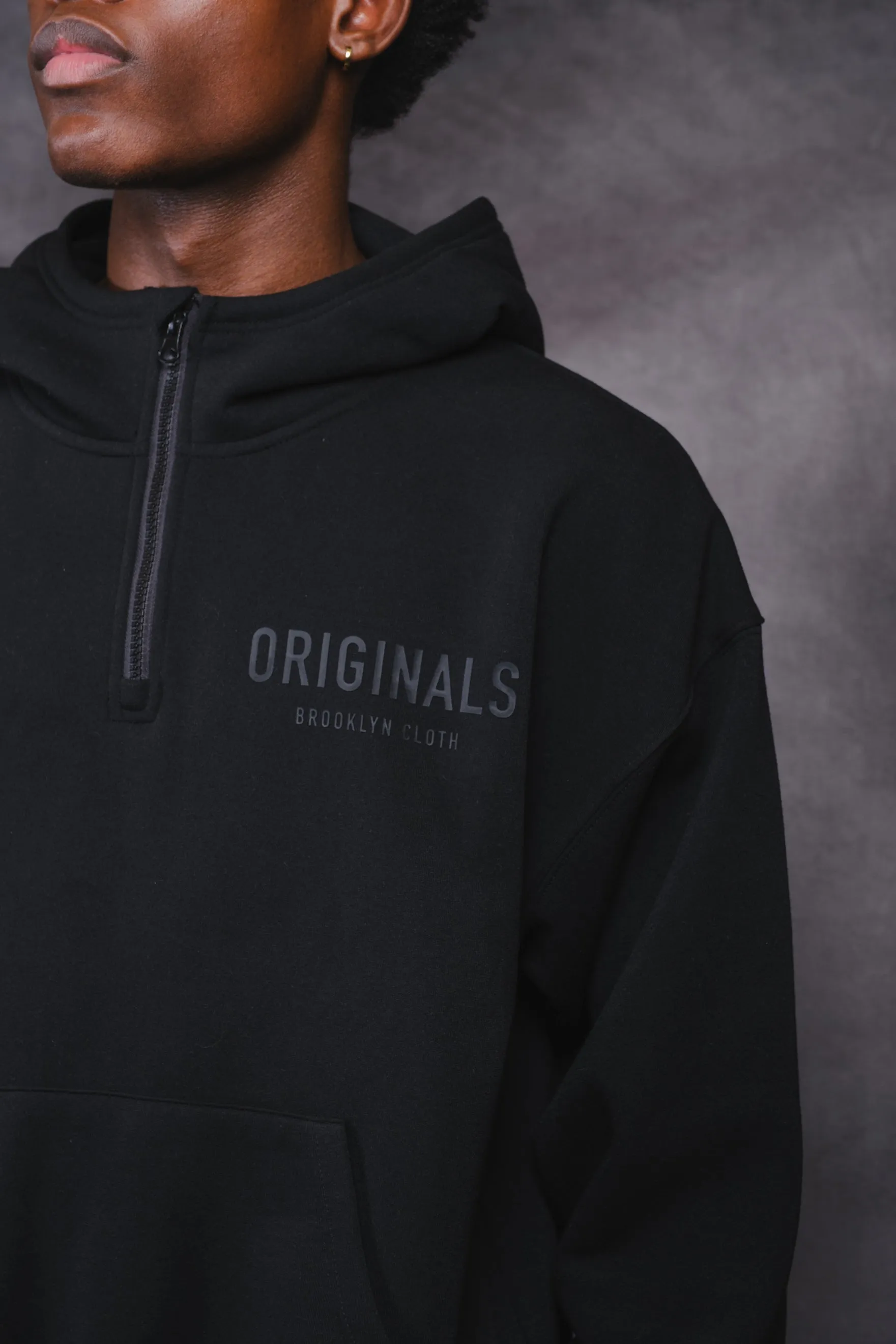 Originals Quarter Zip Pull Over Hoodie