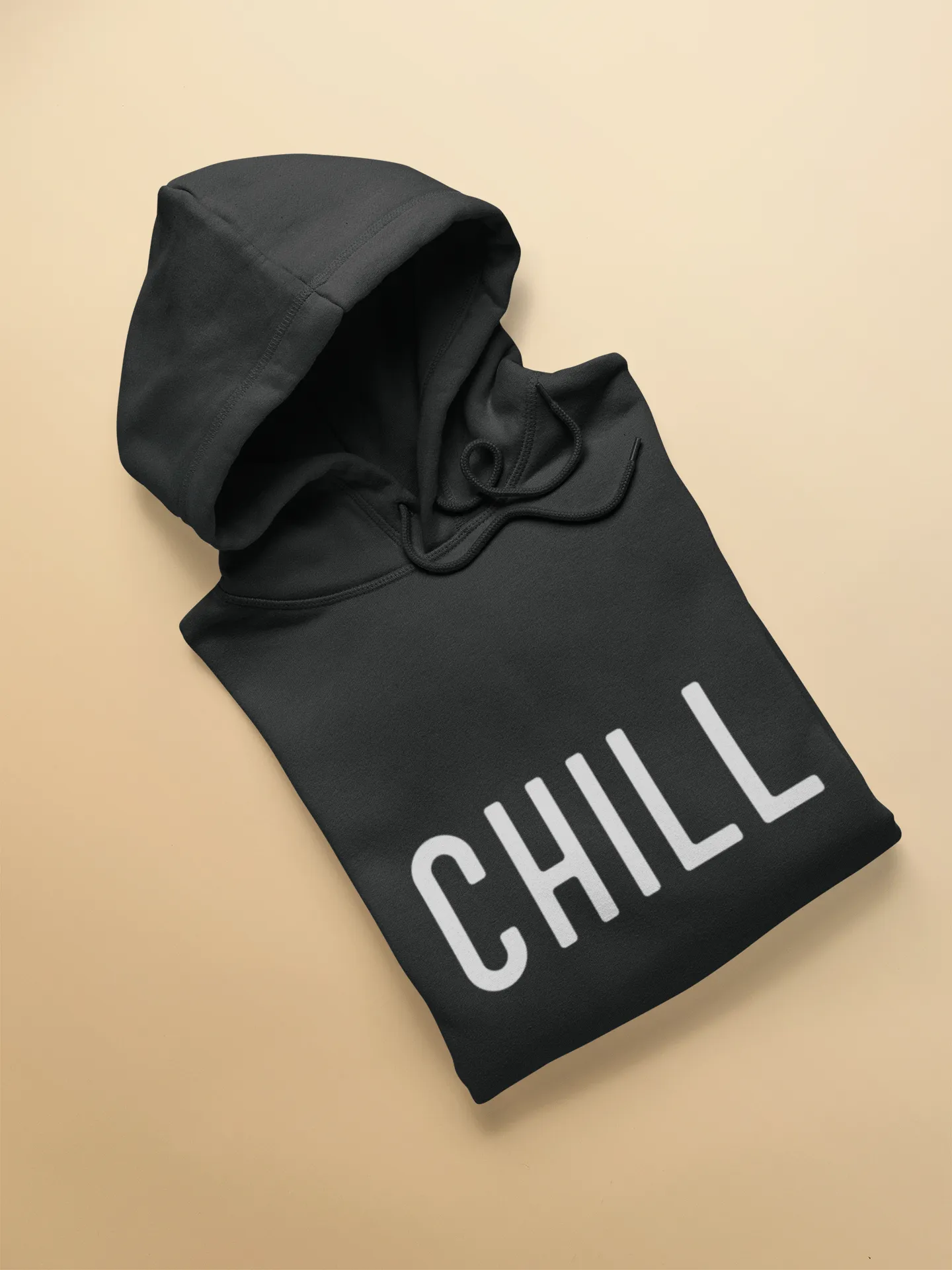 "CHILL"- WINTER WOMEN HOODIES (BLACK)