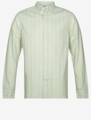 Regular Archive Oxford Stripe Shirt Milky Matcha