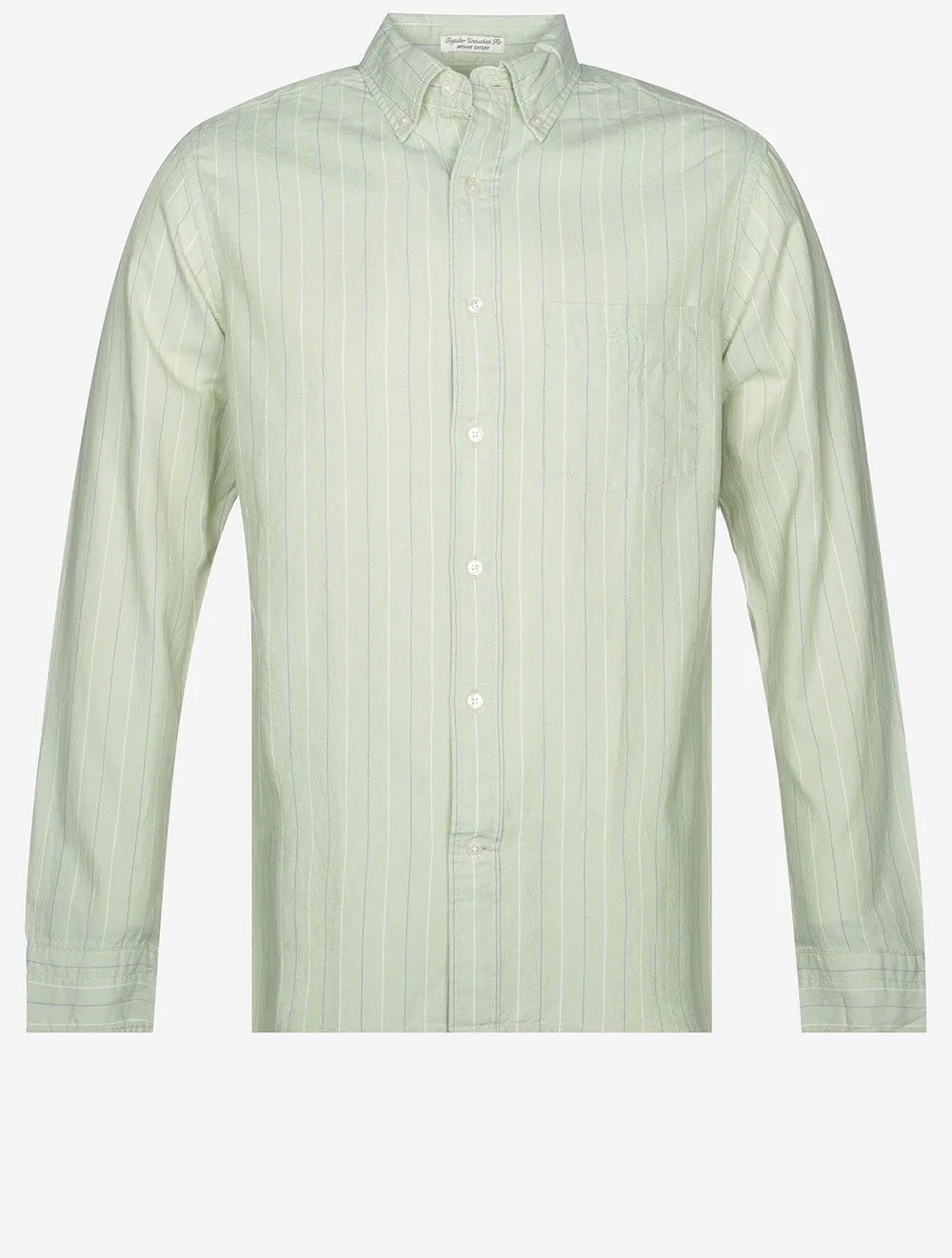 Regular Archive Oxford Stripe Shirt Milky Matcha