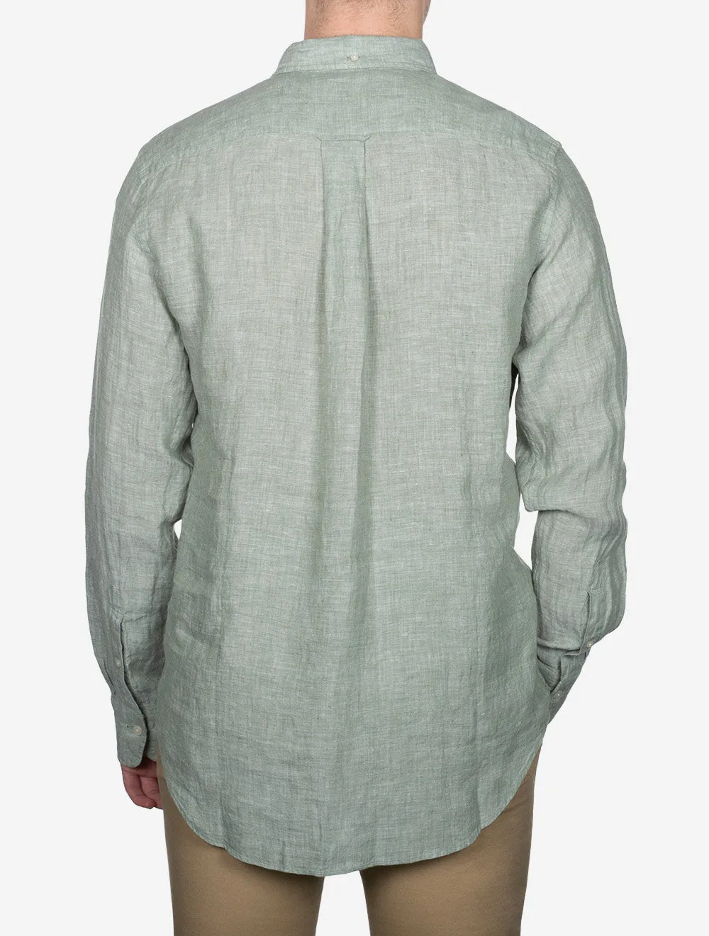 Regular Linen Shirt Kalamata Green