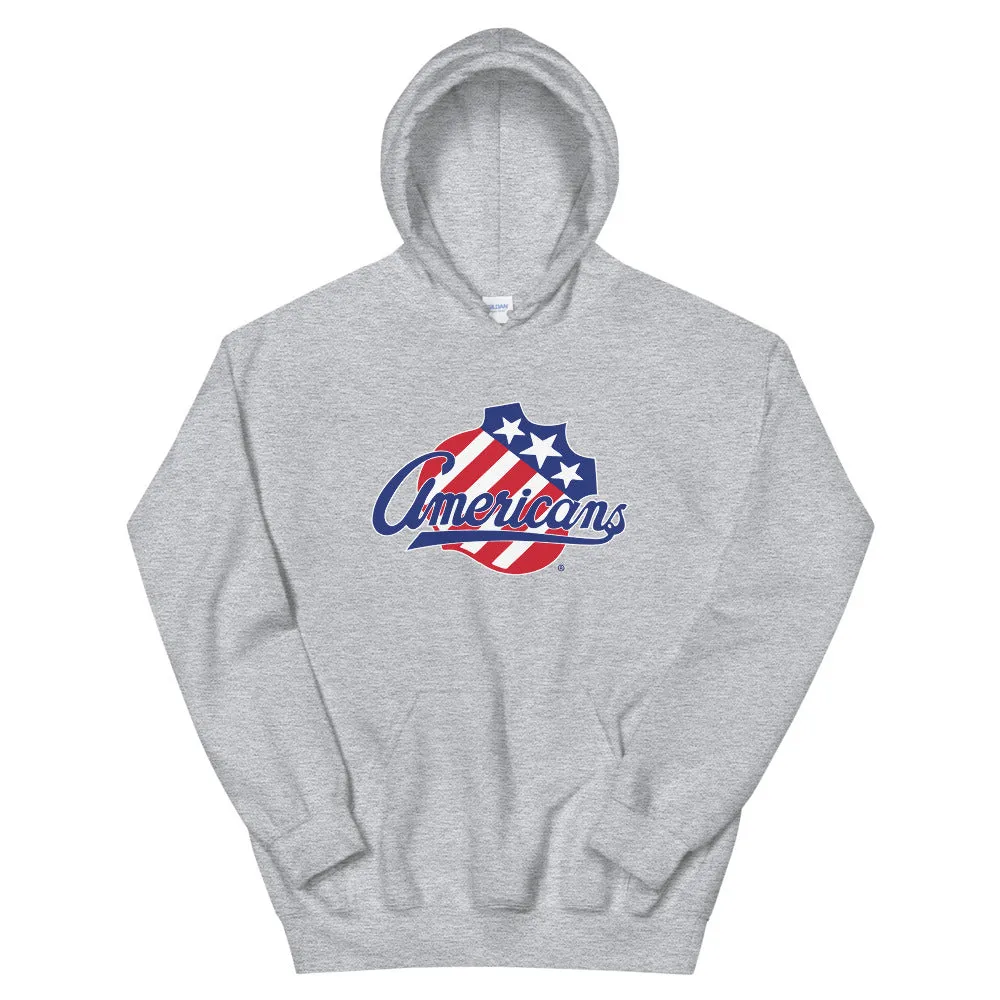 Rochester Americans Adult Primary Logo Pullover Hoodie