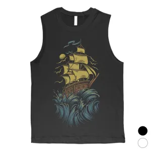 Sailing Boat Mens Muscle Shirt