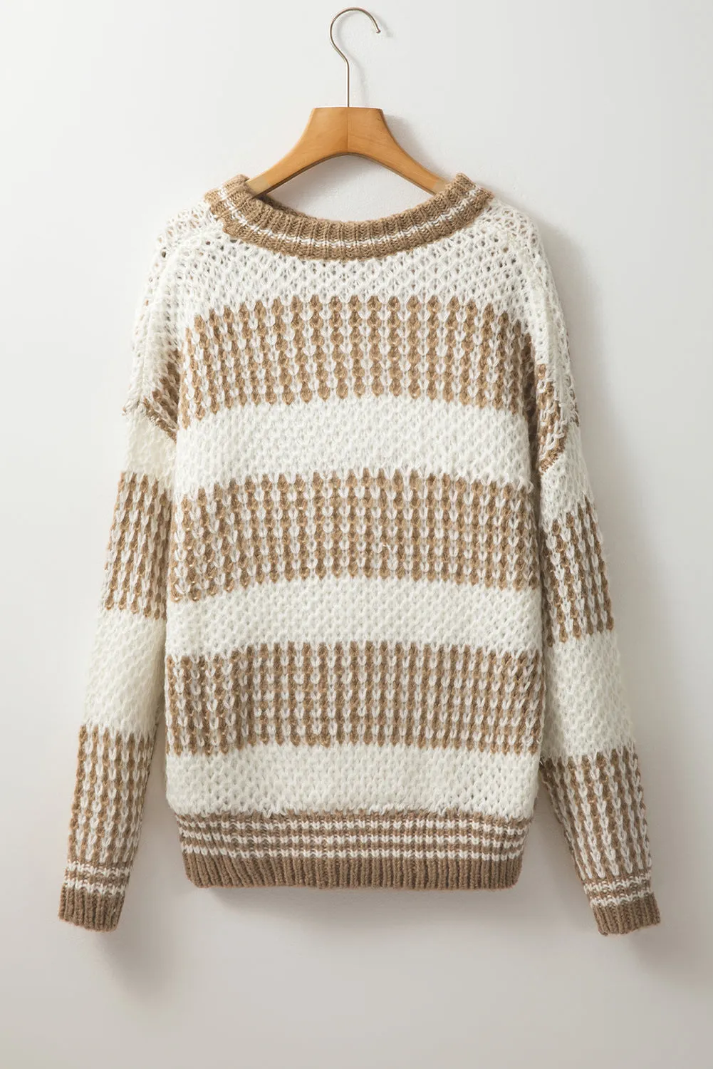 Saylor Round Neck Loose Sweater for Girls and Women