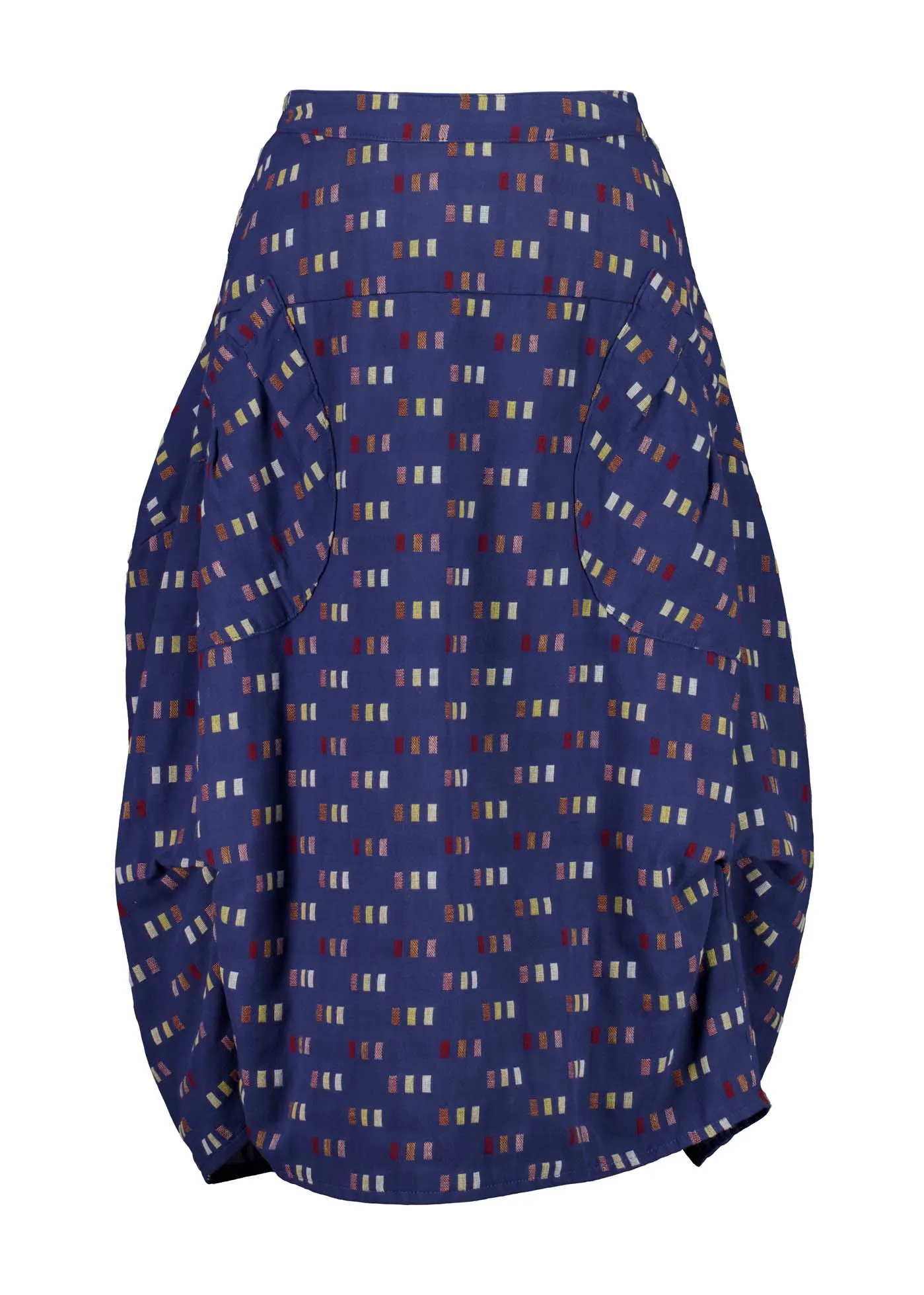 Telegraph Milwaukee Skirt Blue in Woven Cotton