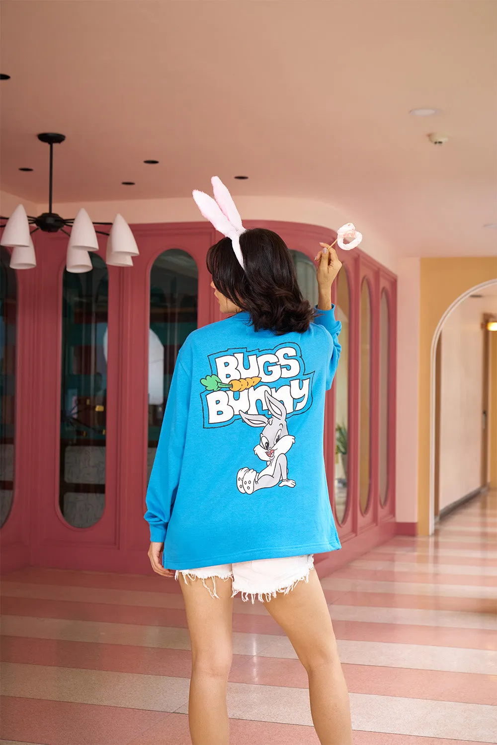 Tunes Bun Hun Oversized Sweatshirt